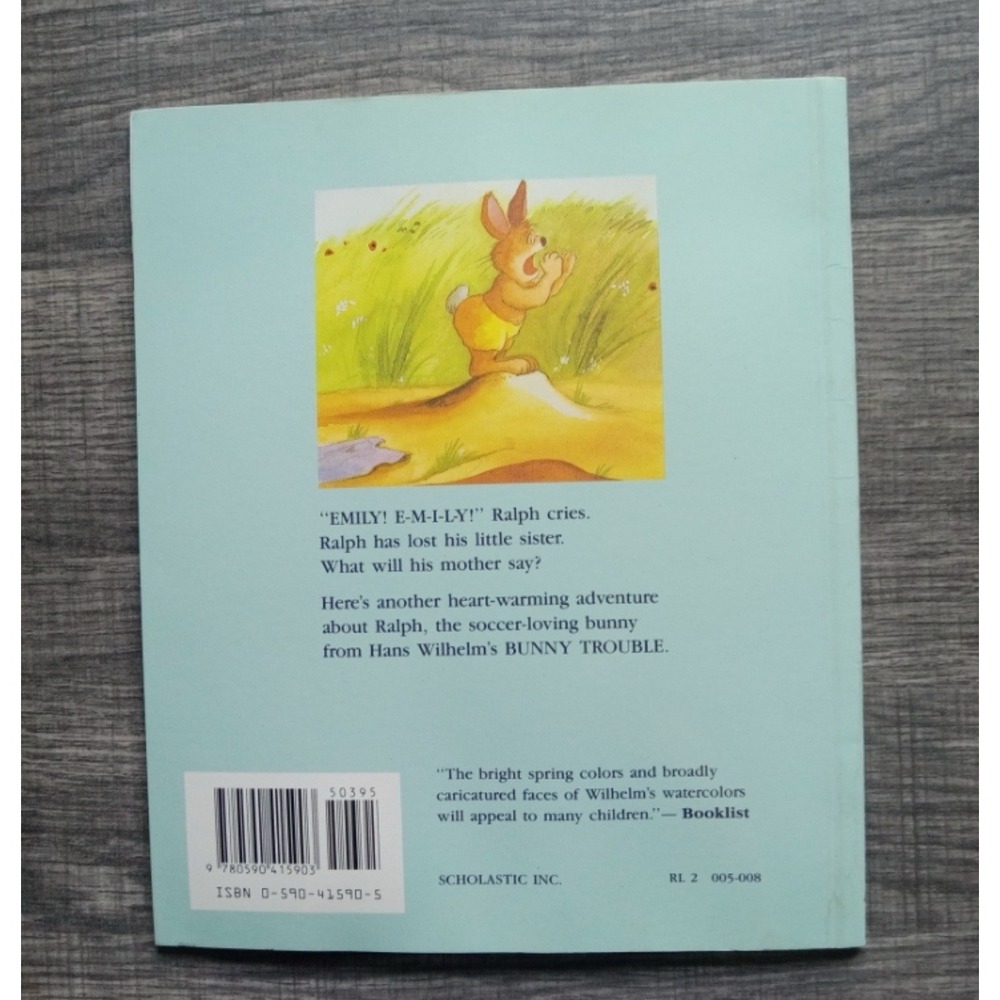 More Bunny Trouble Softcover Book Hans Wilhelm‎ 1989 Scholastic - Picture 2 of 4